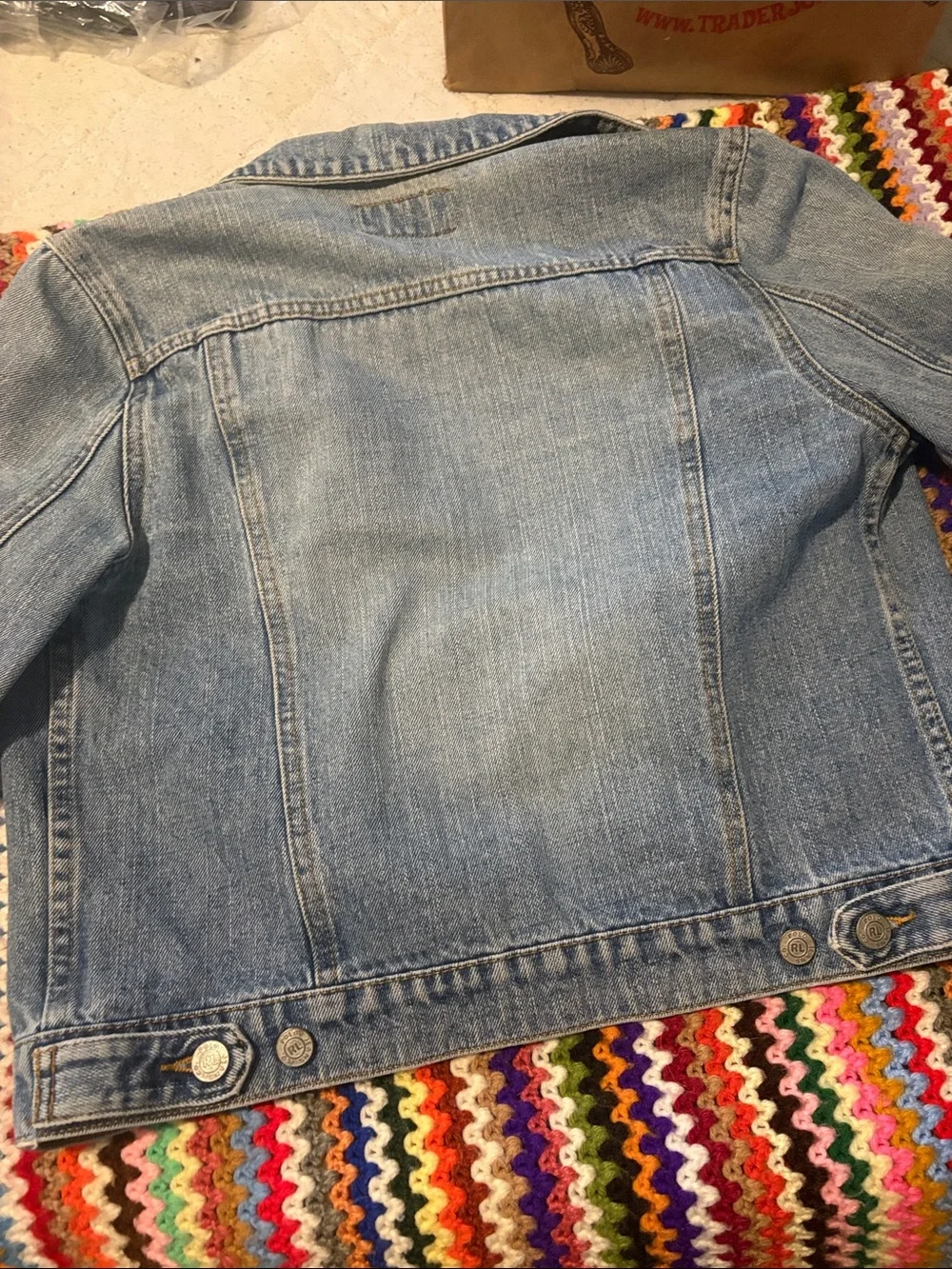 Ralph Lauren Light Blue Denim Jean Jacket - Picture 6 of 9